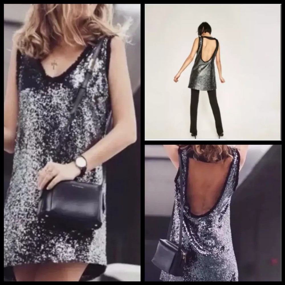 Zara Mini Shift Dress - Picture 3 of 13